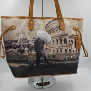 Y NOT canvas coated tote